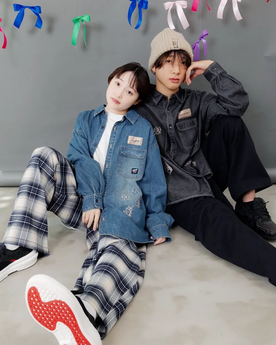 【美品】LOHEN ローヘン　レイヤードスリーブニット　D.ブルー Z-DRAGON】 75144 ロングスリーブ [春夏]＜名入れ刺繍加工不可＞通販