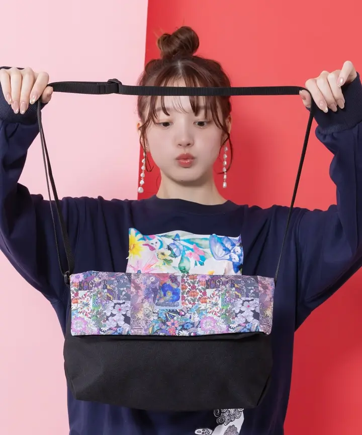 661430：スカラーちゃん型押し合皮ショルダーバッグの通販-ScoLar