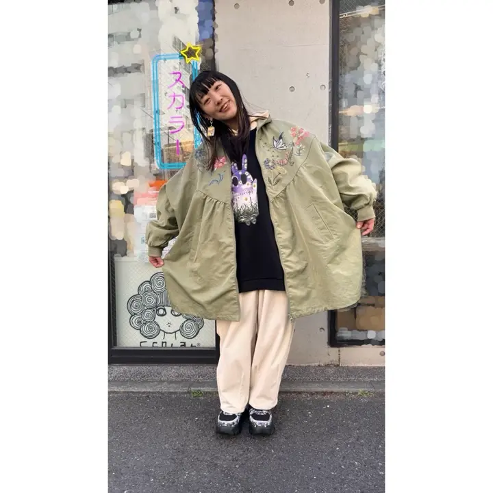 RINASCIMENTO フラワー刺繍シースルーブルゾン 新品 大きいサイズ 花柄刺繍 シースルーブルゾン夏物オーバーサイズ3L