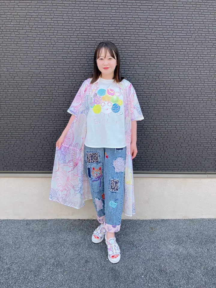 162679：【イラスト募集】頭の中はアイスクリームでいっぱい柄Tシャツ