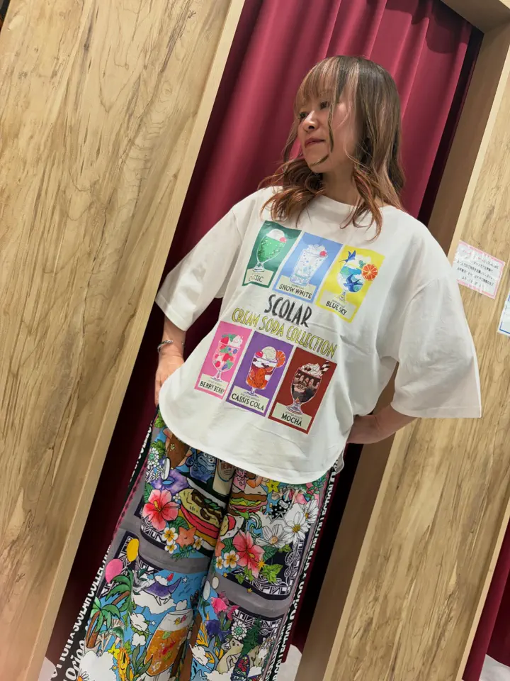 462013：orion×ScoLar スカーフ柄パンツの通販-ScoLar