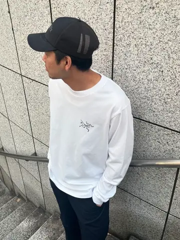 ARC'TERYX ホワイト ロングスリーブ Tシャツ クラッグ コットン ロングスリーブ メンズ – アークテリクス公式
