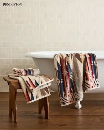 ジャガード バスタオル【White Sands】 – PENDLETON WOOLEN MILLS