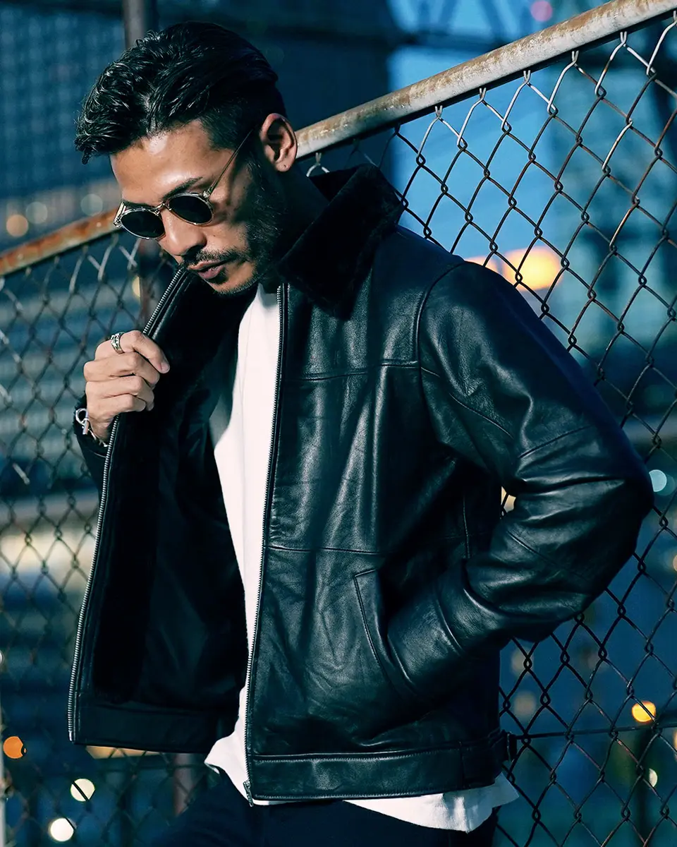 本革リプロダクトレザージャケット│秋冬 メンズ アウター レザー