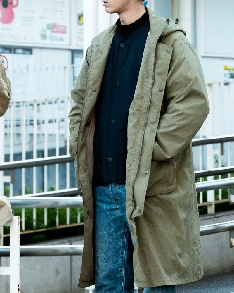 FUNCTIONAL STAND COLLAR COAT – RHYTHR