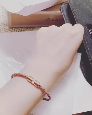 サークルライト ペアブレスレット／アンクレット イニシャル・記念日