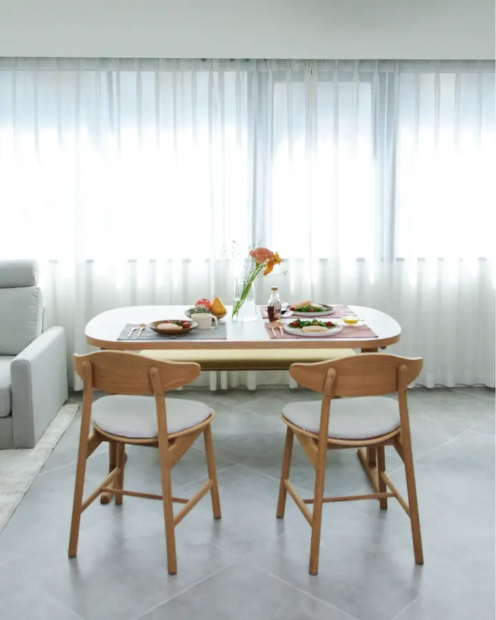 【専用】ENEN エネンKUUMチェア　ダイニングチェア　チェアパッド付 KUUM チェア キノコ 鉄フレーム ブラック カラー背もたれ – ENEN