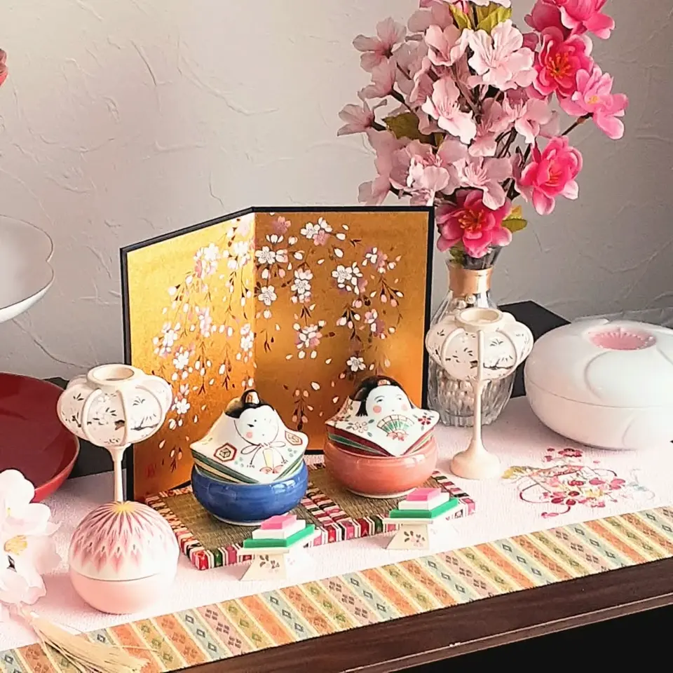 金彩屏風 京しだれ桜 ｜ 四季折々のおしゃれな和食器通販サイト