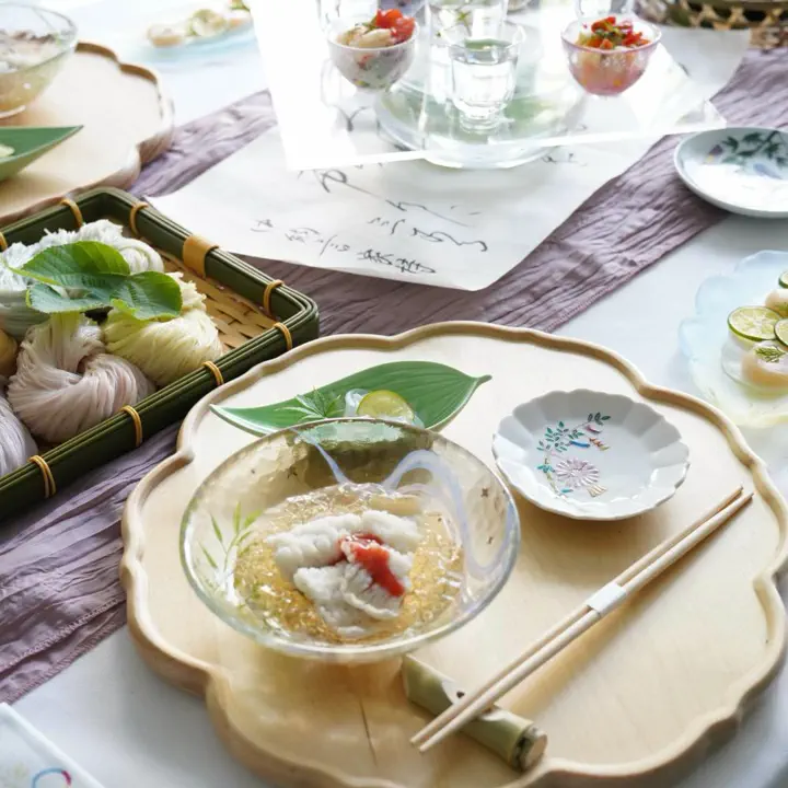 空色ガラスプレート｜ 四季折々のおしゃれな和食器通販サイト