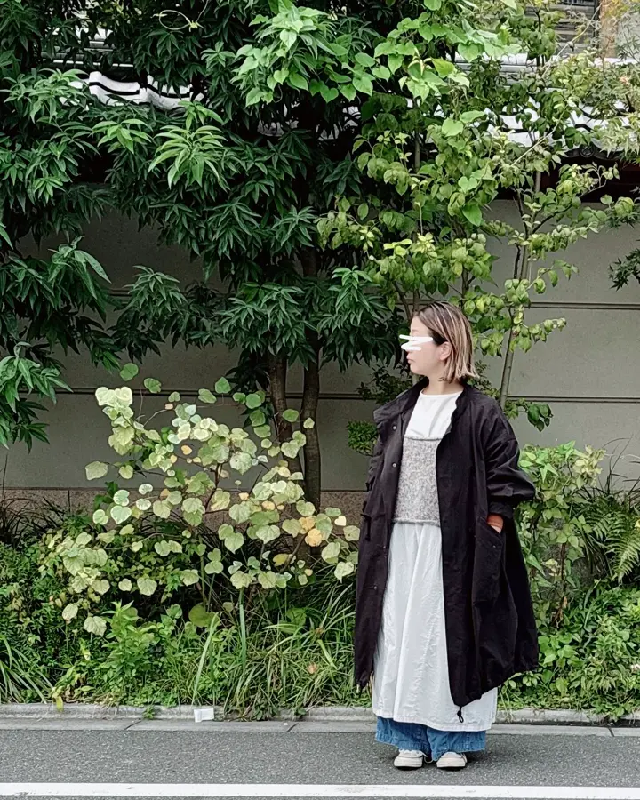 TUTIE. コットンリネンウエストギャザーオールインワン リネンコットン