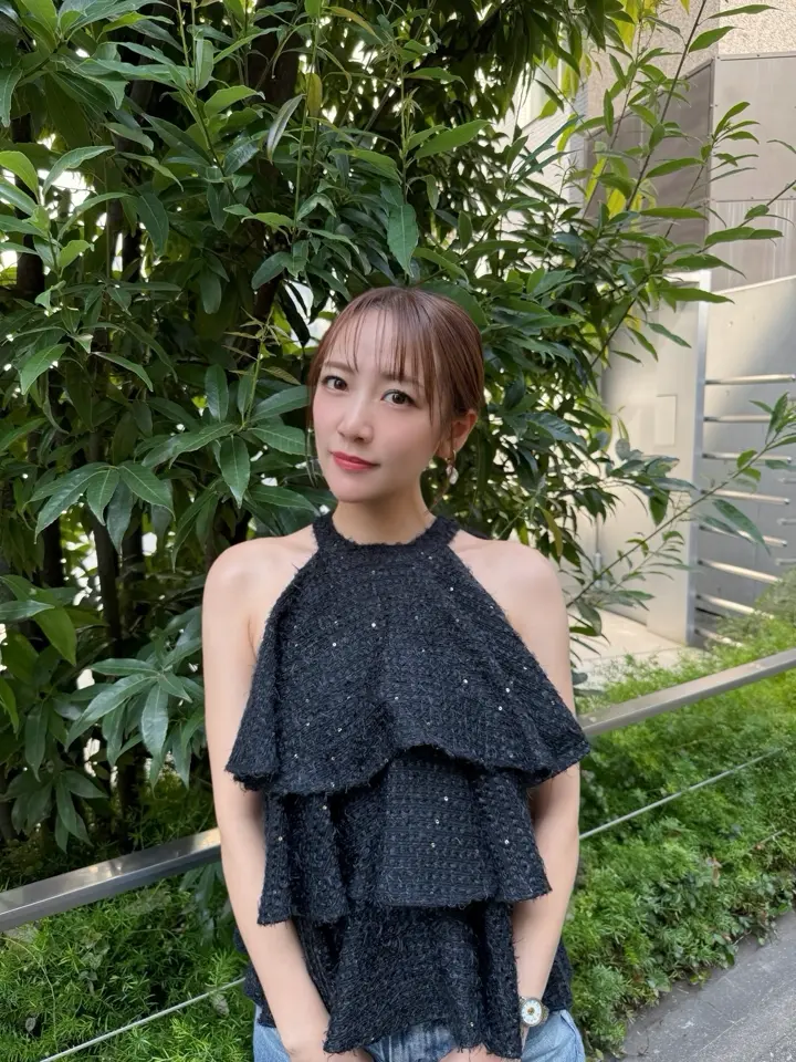 TWINKLE TWEED RUFFLE TOPS