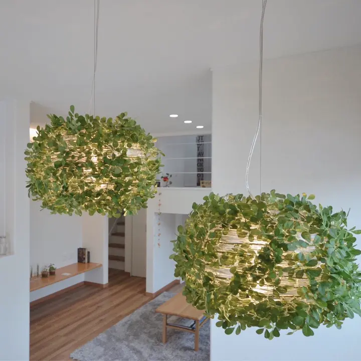 ディクラッセ オーランドビッグ ペンダントライト 人工グリーン 造花 カフェ等 ディクラッセ オーランドビッグ ペンダントライト 人工グリーン 造花