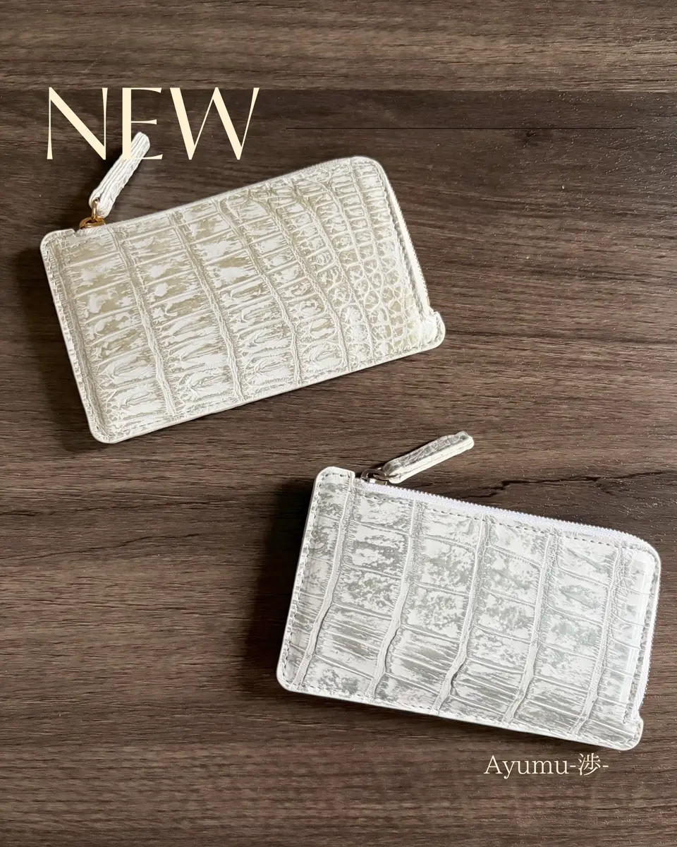 Gen-源-（カード＆キーケース） マットクロコダイル/渓霧（ヒマラヤ