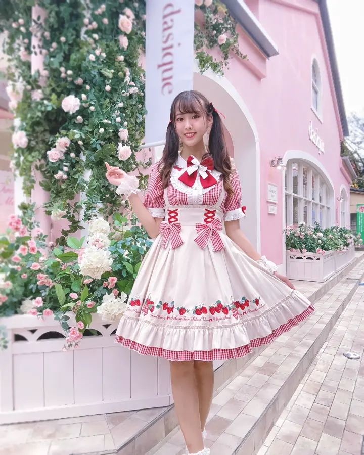 Amavel アマベル Magical Candy スカート ブラウス ピンク Amavel