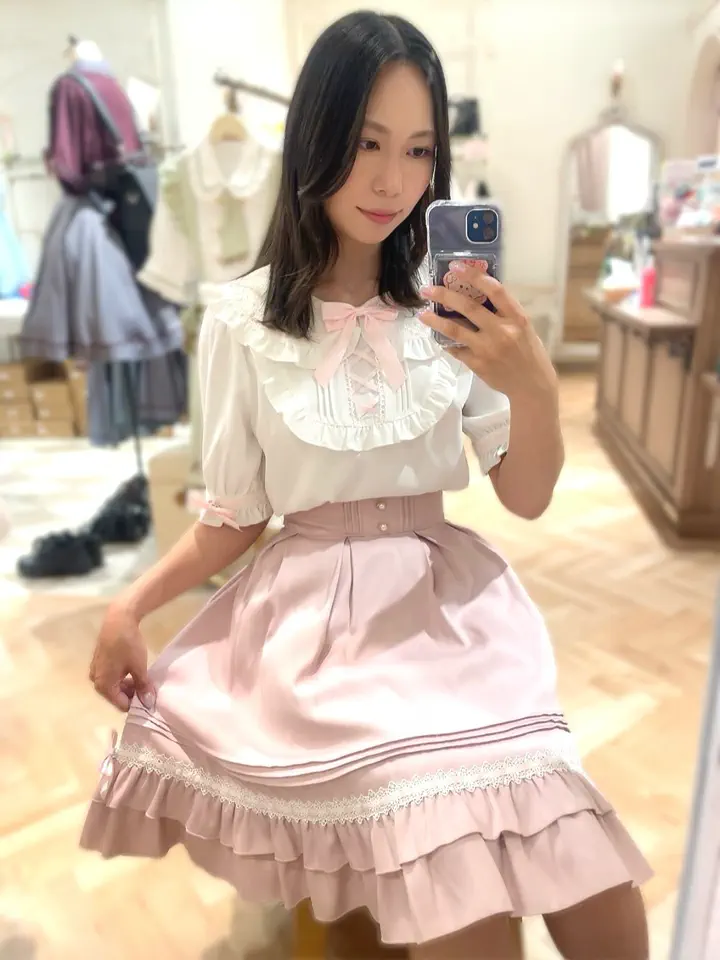 Chērie Lace フリルスカート – Amavel（アマベル）公式サイト