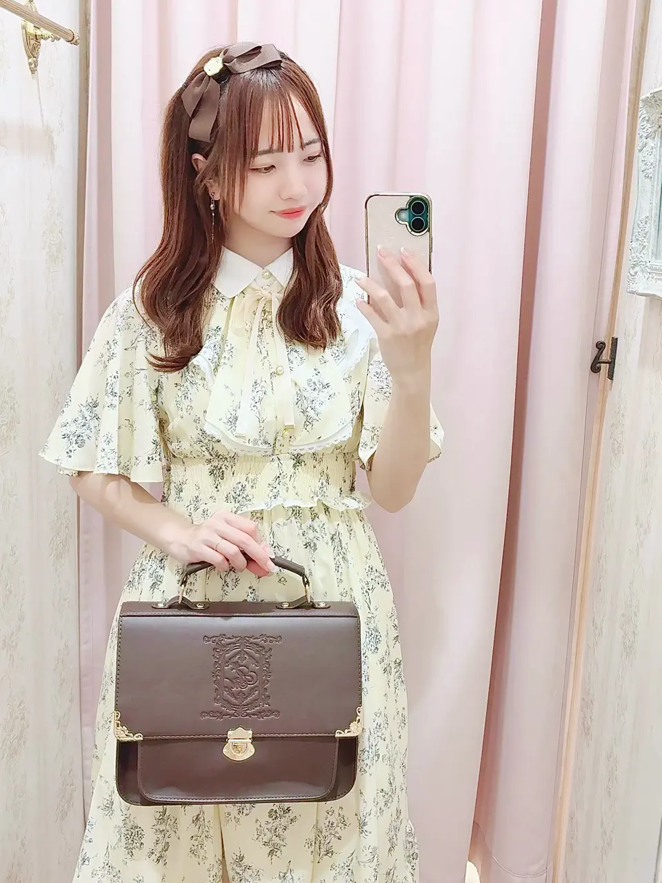 Floral Pattern ロングワンピース – Amavel（アマベル）公式サイト