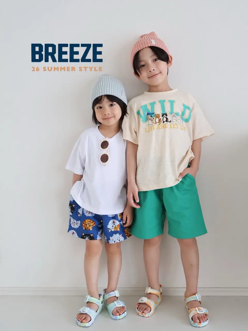 ワンタックハーフパンツ 5分丈（J223056）|BREEZE（ブリーズ） 男の子