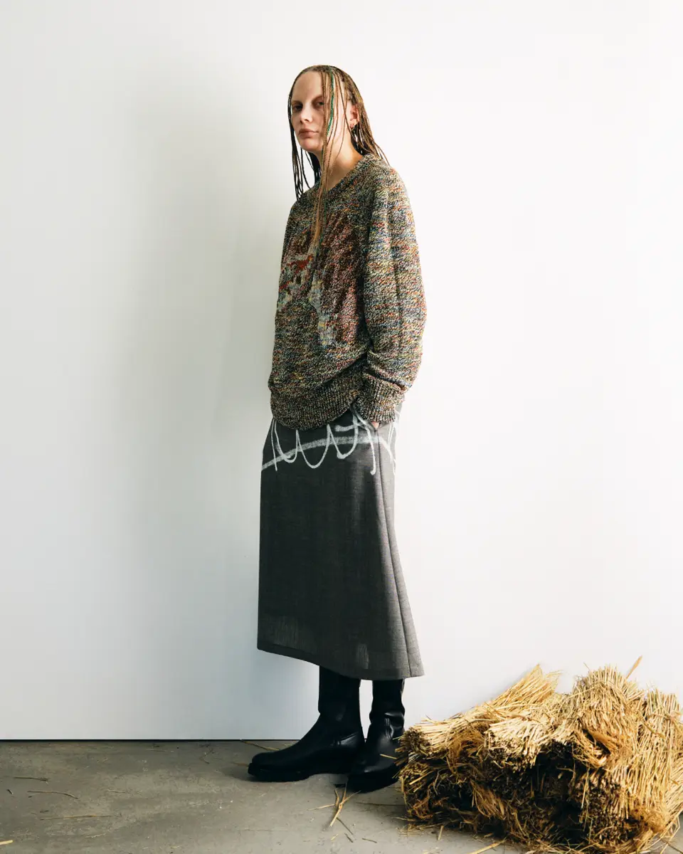 PHOTOCOPIEU(フォトコピュー)】 DINOSAUR KNIT SWEATER｜PARIGOT