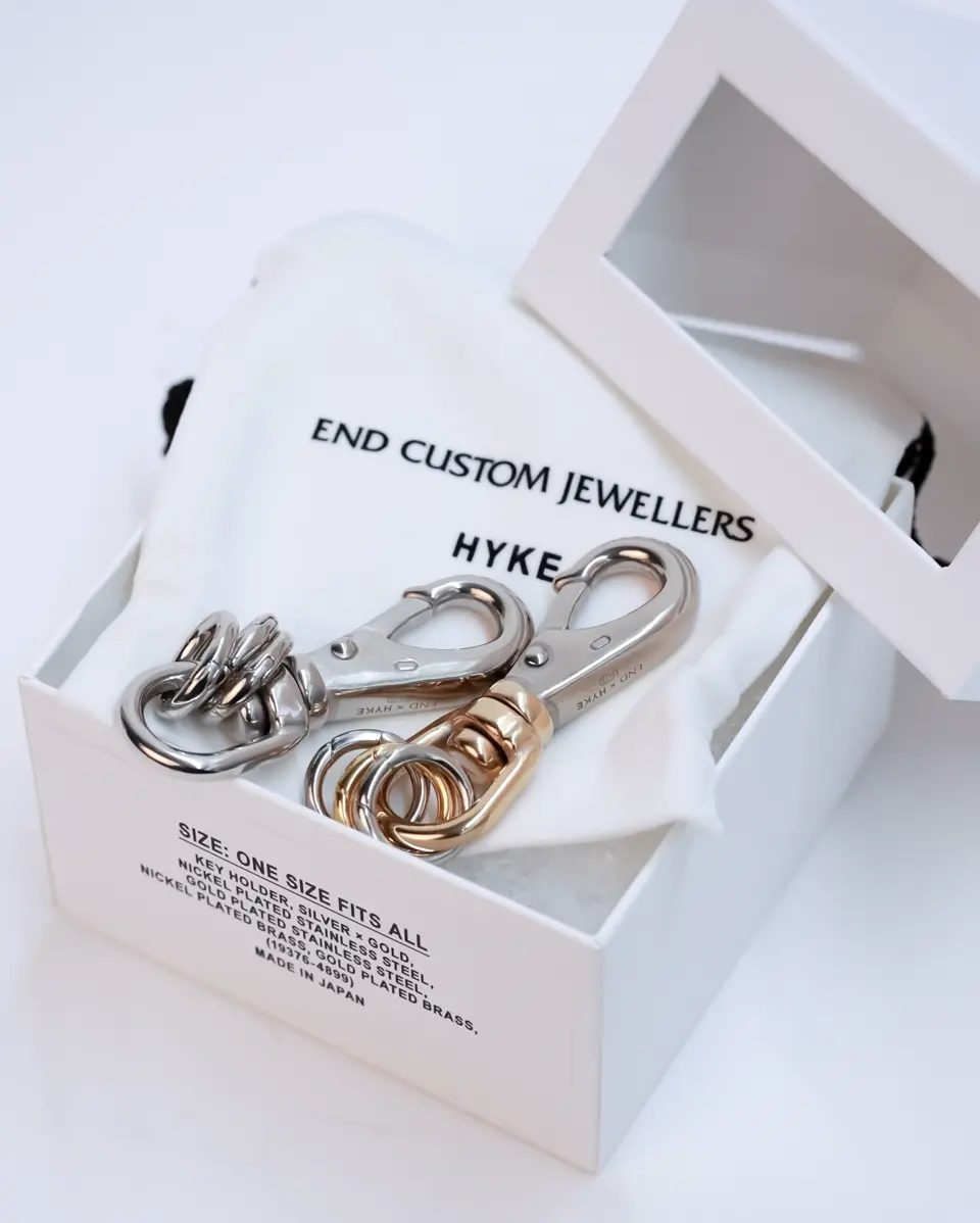 HYKE(ハイク)】 END CUSTOM JEWELLERS×HYKE KEY HOLDER｜PARIGOT