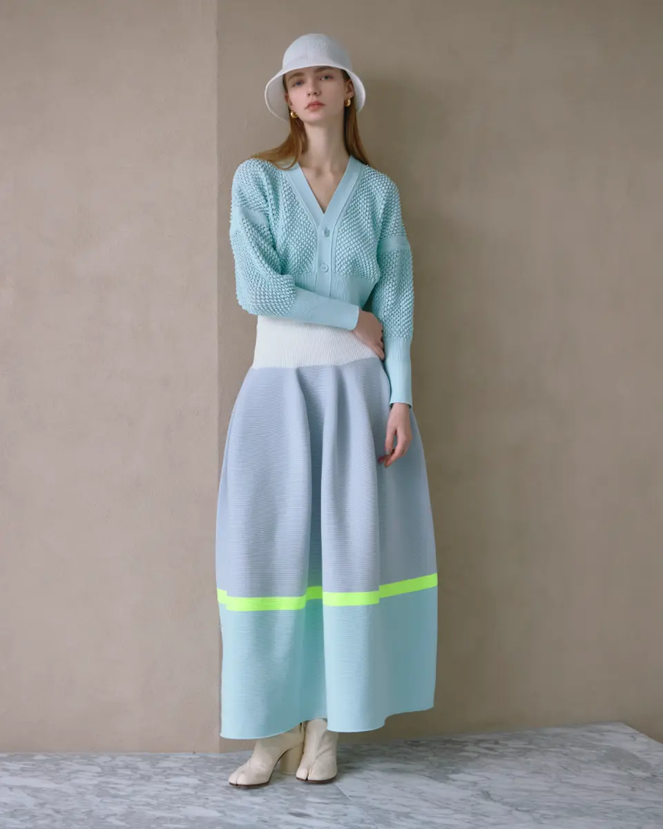 CFCL(シーエフシーエル)】 LATTICE CROPPED CARDIGAN｜PARIGOT ONLINE