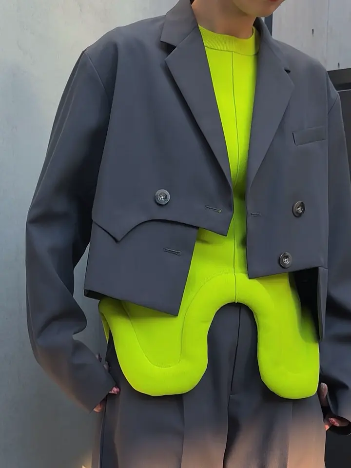 LAYERED ASYMMETRY JACKET | レイヤードアシンメトリージャケット
