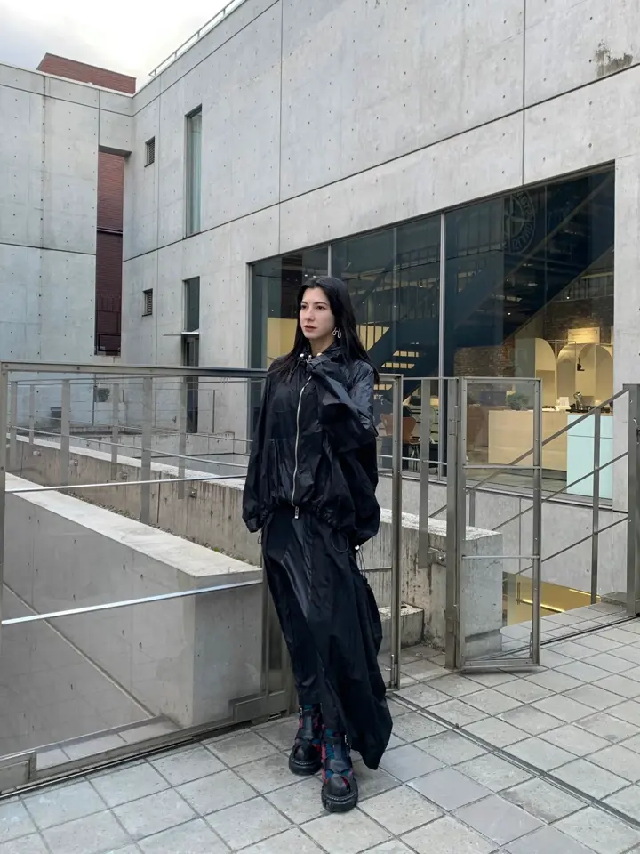WAVE PATCHWORK JUMPER SKIRT | ジャンパースカート | WOMEN'S