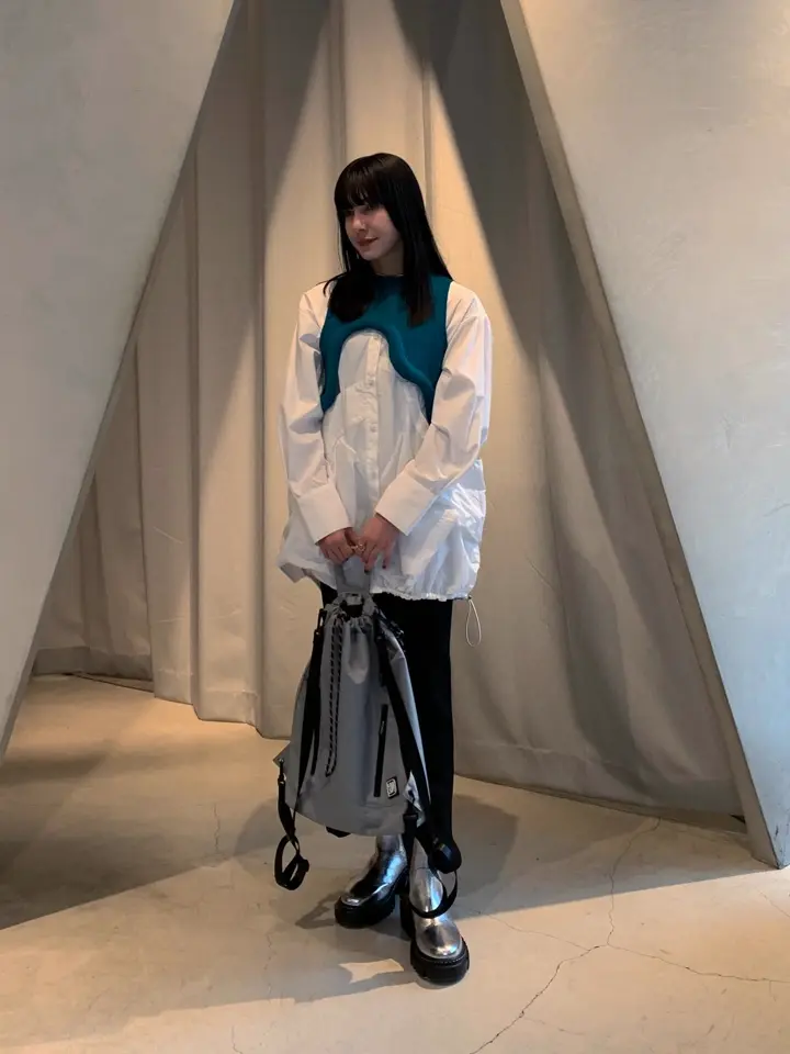 アンスリード UN3D. エッジウェーブニットベスト UN3D.（アンスリード） ベスト ジレ EDGE WAVE KNIT VEST / エッジ