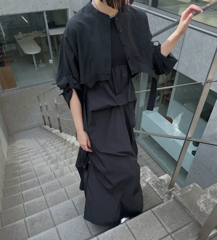 ROUND PARTS SHEER SHORT SH | ラウンドパーツシアーショートシャツ