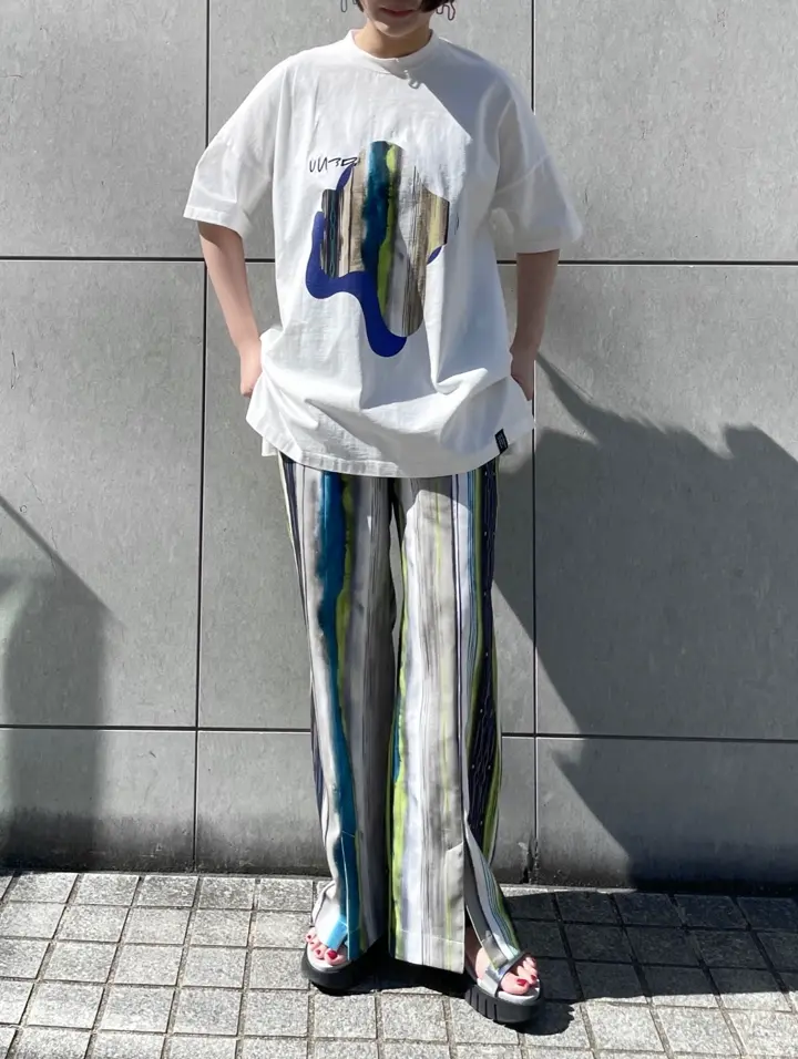 TIE-DYE STRIPE PT | タイダイストライプパンツ | パンツ | UN3D 