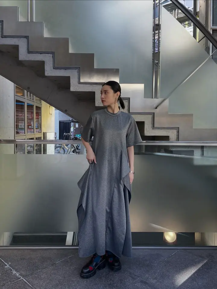 ASYMMETRY RUFFLE JERSEY OP | ワンピース | WOMEN'S(ウィメンズ ASYMMETRY RUFFLE JERSEY OP | ワンピース | WOMEN'S(ウィメンズ