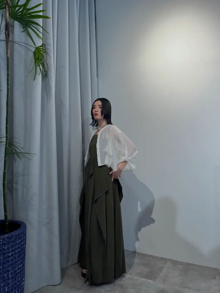 ROUND PARTS SHEER SHORT SH | ラウンドパーツシアーショートシャツ