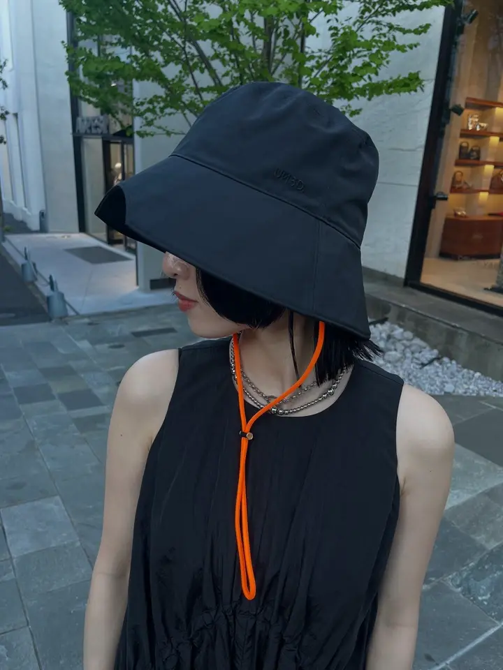 ☆極美品☆UN3D.　アンスリード　プリントスカーフハット BACK LONG HAT | バックロゴハット | ハット | UN3D. (アンスリード