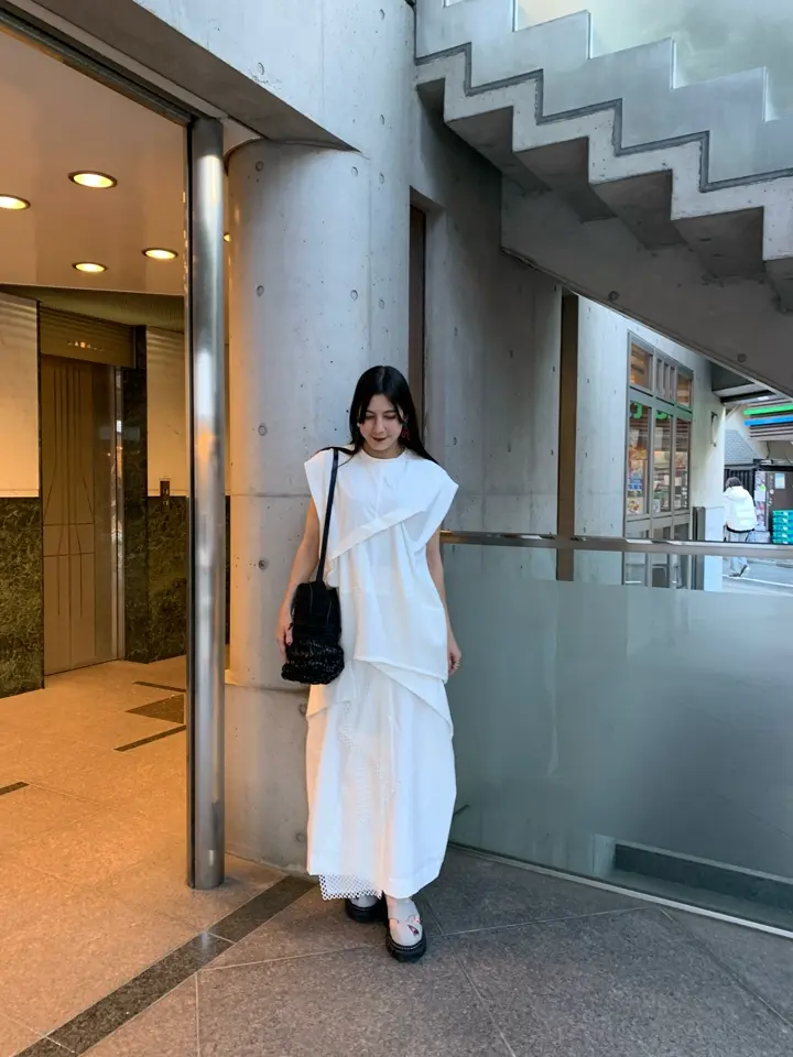 HEM MESH COCOON TOP | ヘムメッシュコクーントップ | カットソー