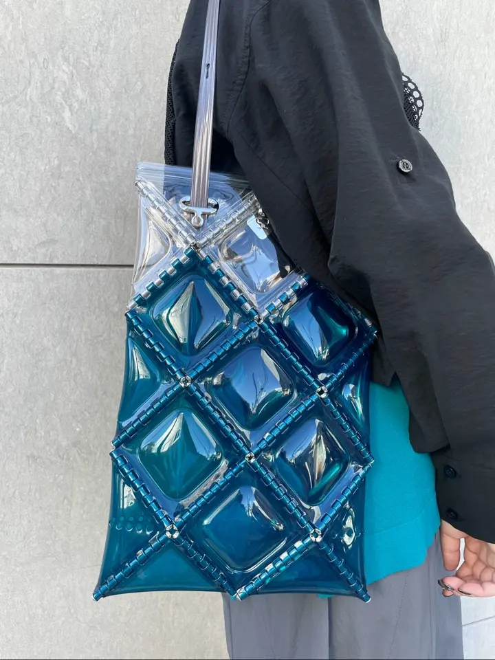 52 BY HIKARUMATSUMURA×UN3D.】FLAT TOTE LONG | SABOTEN MIX S(M09