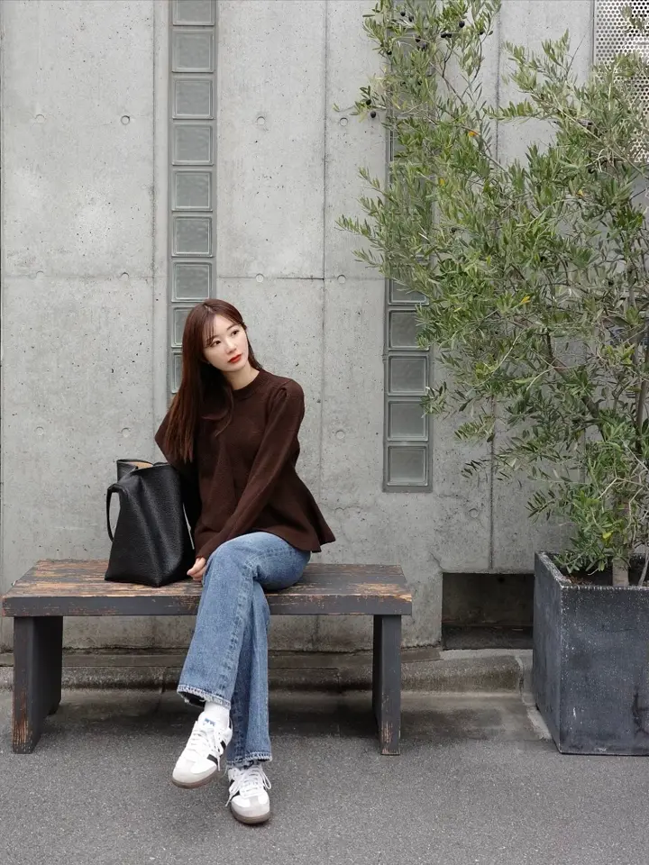 SHOULDER FRILL PEPLUM KT｜ニット | ELENDEEK （エレンディーク）公式通販