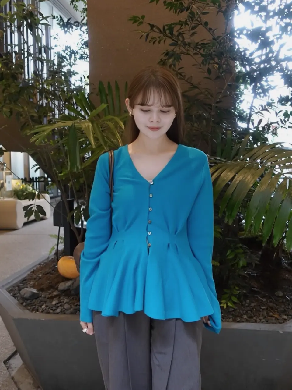 ELENDEEK ライトブルー ロングコート 定価53500円お得 ELENDEEK OFFICIAL WEBSITE | エレンディーク公式通販