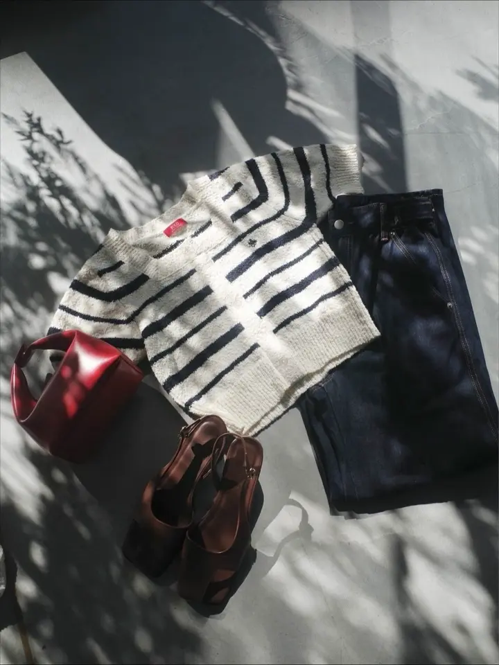POLO BCSコラボ】ブークレヤーンハーフスリーブコンパクトニット