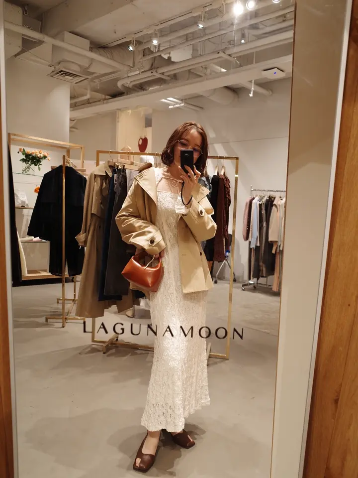 レースフリルデザインシャツ｜ラグナムーン（LAGUNAMOON）公式通販