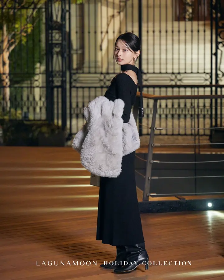 フェイクファーフーディコート｜ラグナムーン（LAGUNAMOON）公式通販