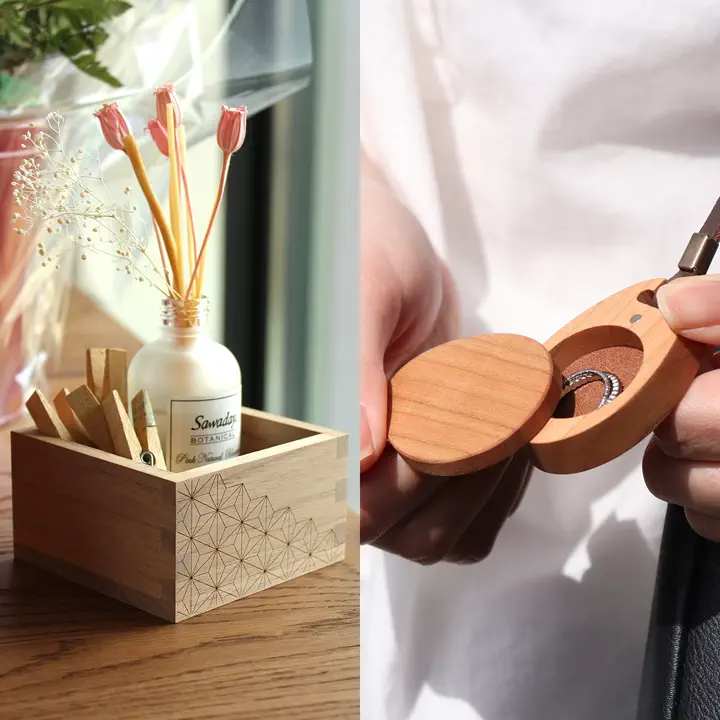 CardStand」無垢の木の風合いを活かしたカードスタンド・カード立て【5