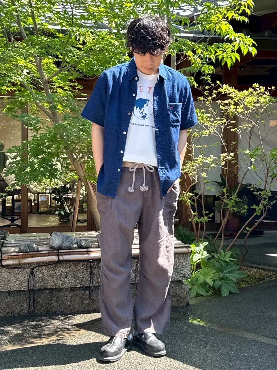 BlueTrick】 メンズ インディゴワークシャツ | シャツ | BlueTrick