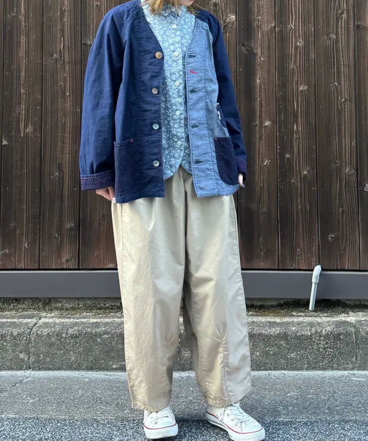 BlueTrick】 ロングショップコート 刺子 | ジャケット | BlueTrick
