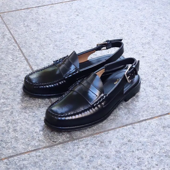 NEW】11004 / BLACK (LEATHER SOLE) - G.H.BASS