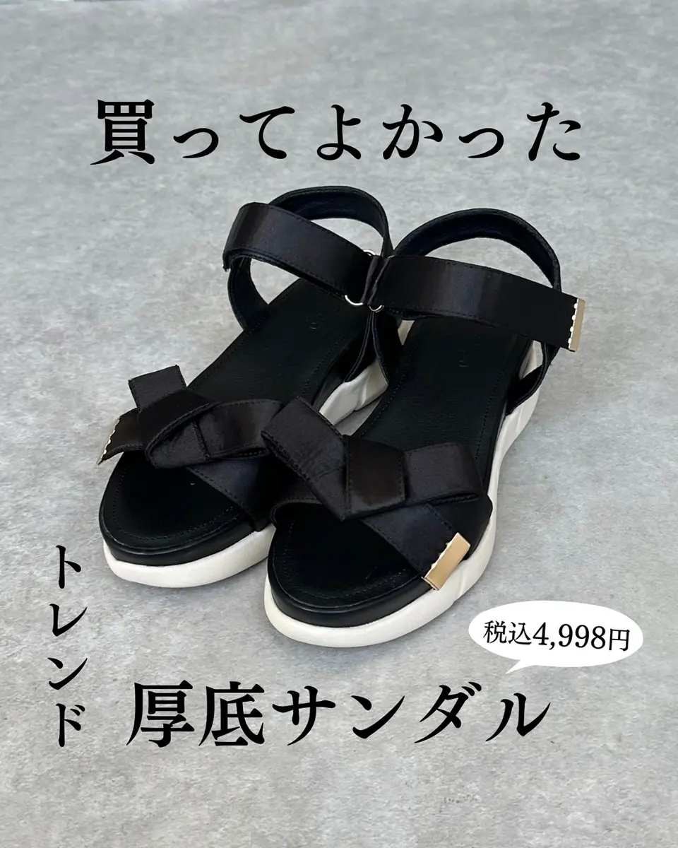 サテンリボン飾り低ヒールサンダル5色 サテンリボンスニーカーサンダル△返品不可 | SESTO(セスト