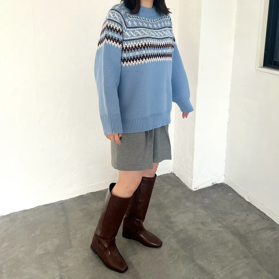 3cmインヒール入り！ベルテッドロングブーツ△返品不可 | SESTO