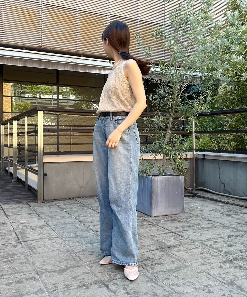 ポインテッドトゥシースルーミュールサンダル【公式ショップ・Amazon