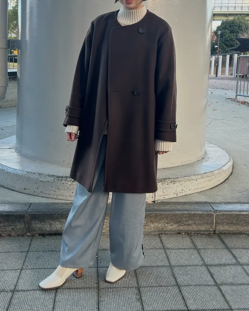 ウッドヒールのゴムフィットアンクルブーティ風パンプス 一部2月上旬