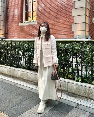 Whim Gazette 23AW ツイードトリムジャケット TWEED【Whim Gazette 2023】コーディネートを彩る「ツイード