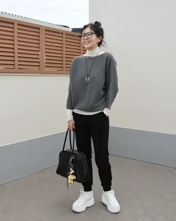 JIL SANDER ドルマンスリーブニット　グレー JIL SANDER Men Sweater J22GP0208 J14711021 GREY (Jil Sander