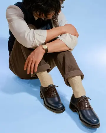 スコッチグレイン HIROKAWA ブラウン レザーシューズ スコッチグレイン / SCOTCHGRAIN HIROKAWA スエード ローファー